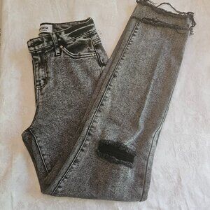 RSQ High Rise Straight Leg Gray Jeans Size 23